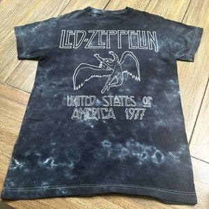 Led Zeppelin tie dye t-shirt in size small